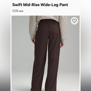 Swift Wide-Leg Mid-Rise Pant ESPR 4